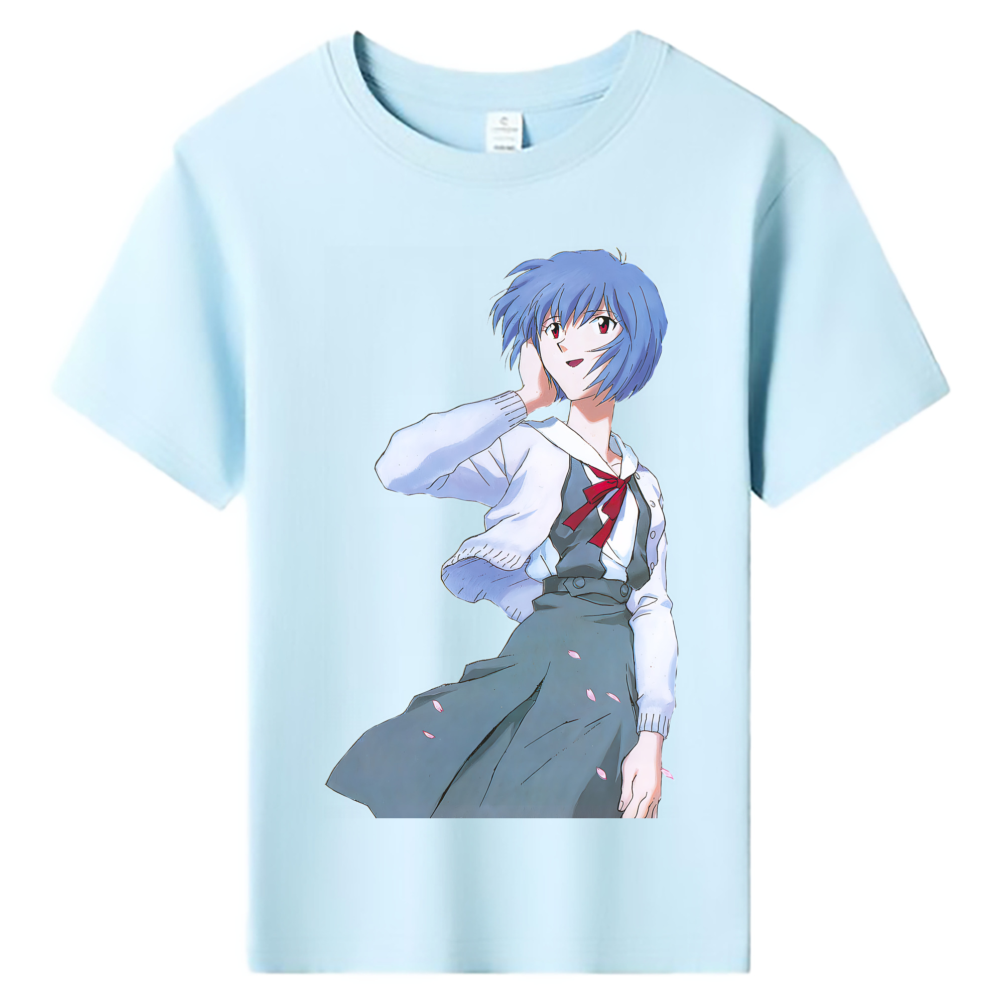 （画像用） EVA 新世紀エヴァンゲリオン 綿100％キッズTシャツ（フロントプリント）